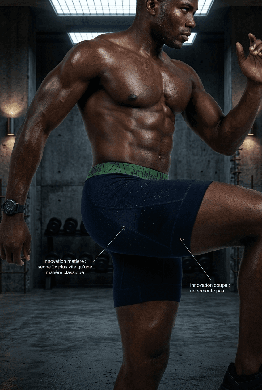 Athena Pro - ceinture grip en picots, détail annoté